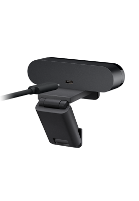 Веб-камера Logitech Brio Stream, Black, 4K (4K/30 fps, 1080p/60 fps), HDR, автофокусування, скляний об'єктив, розпізнавання обличчя (960-001194)