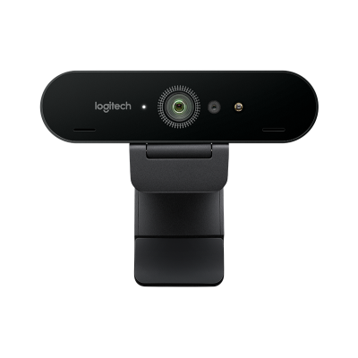 Веб-камера Logitech Brio Stream, Black, 4K (4K/30 fps, 1080p/60 fps), HDR, автофокусування, скляний об'єктив, розпізнавання обличчя (960-001194)