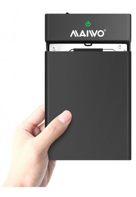Кишеня зовнішня 3.5" Maiwo K3568 (Gen.2), Black, USB 3.1, 1xSATA HDD, живлення від БЖ (K3568G2)