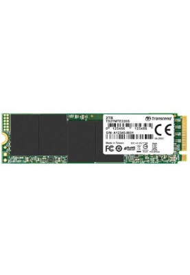 Твердотільний накопичувач M.2 2Tb, Transcend MTE220S, PCI-E 3.0 x4, 3D TLC, 3500/2700 MB/s (TS2TMTE220S)