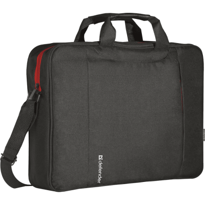 Сумка для ноутбука 16" Defender Geek, Black, поліестер, 390 х 310 х 55 мм (26084)