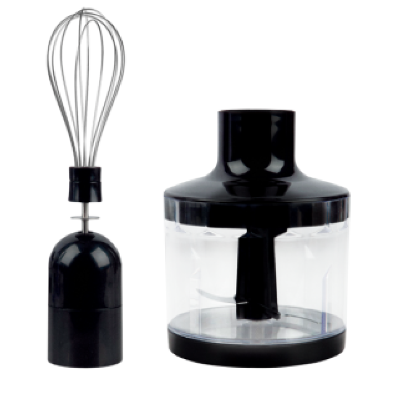Блендер Liberton LHB-0800 Black, 800W, занурювальний, 2 швидкості, мірна склянка 600мл, подрібнювач 400мл