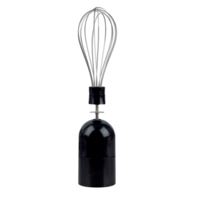 Блендер Liberton LHB-0801 Black, 800W, занурювальний, 2 швидкості, мірна склянка 600мл, подрібнювач 1250мл, насадка-міксер з двома вінчиками, гачок для замішування тіста, вінчик