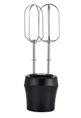 Блендер Liberton LHB-0801 Black, 800W, занурювальний, 2 швидкості, мірна склянка 600мл, подрібнювач 1250мл, насадка-міксер з двома вінчиками, гачок для замішування тіста, вінчик