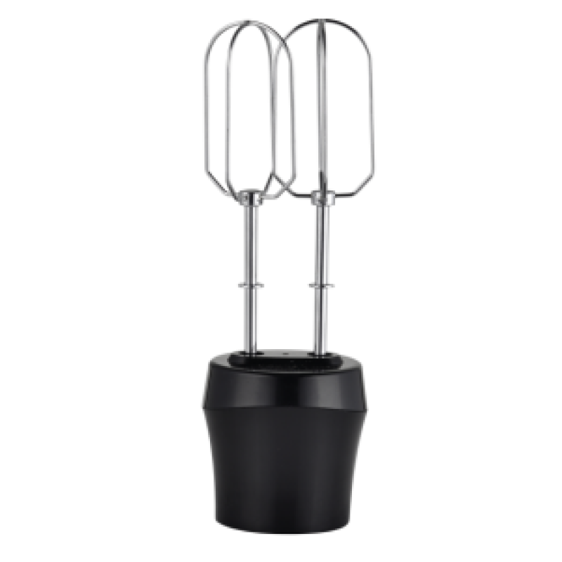 Блендер Liberton LHB-0801 Black, 800W, занурювальний, 2 швидкості, мірна склянка 600мл, подрібнювач 1250мл, насадка-міксер з двома вінчиками, гачок для замішування тіста, вінчик