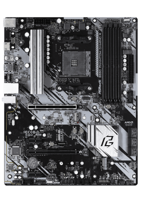 Мат.плата AM4 (B550) ASRock B550 Phantom Gaming 4, B550, 4xDDR4, CrossFireX, Int.Video(CPU), 6xSATA3, 2xM.2, 1xPCI-E 16x 4.0, 1xPCI-E 16x 3.0, 2xPCI-E 1x 3.0, 1xM.2 (Key E), ALC1200, RTL8111H, 8xUSB3.2/4xUSB2.0, HDMI, ATX