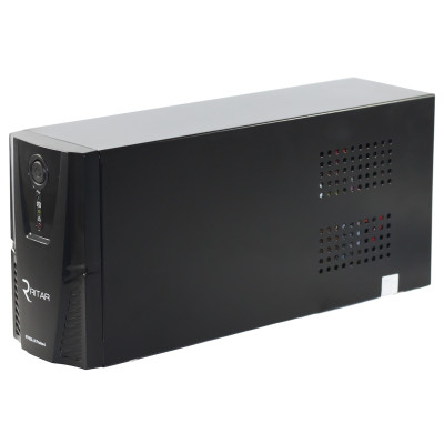 Джерело безперебійного живлення Ritar RTP650L-UX-IEC 390W Proxima-L, LED, AVR, USB, 4xIEC, 12В/7Аг x 1 шт, пластиковий корпус (RTP650L-UX-IEC)