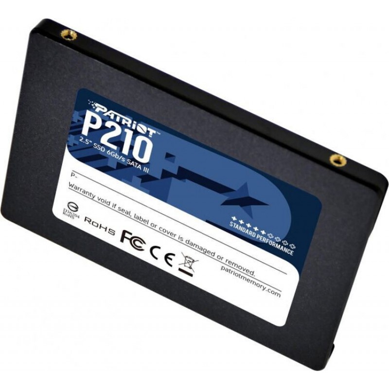 Твердотільний накопичувач 512Gb, Patriot P210, SATA3, 2.5", 3D TLC, 520/430 MB/s (P210S512G25)