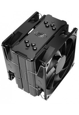Кулер для процесора Deepcool GAMMAXX 400 EX, алюміній і мідні теплові трубки, 2x120 мм, для Intel 115x/1200, AMD AMx/FMx