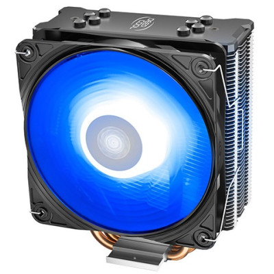 Кулер для процесора Deepcool GAMMAXX GTE V2, алюміній і мідні теплові трубки, 1x120 мм RGB, для Intel 1200/1151/1150/1155/1366, AMD AM4/AM3+/AM3/AM2+/AM2/FM2+/FM2/FM1