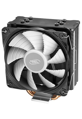 Кулер для процесора Deepcool GAMMAXX GTE V2, алюміній і мідні теплові трубки, 1x120 мм RGB, для Intel 1200/1151/1150/1155/1366, AMD AM4/AM3+/AM3/AM2+/AM2/FM2+/FM2/FM1