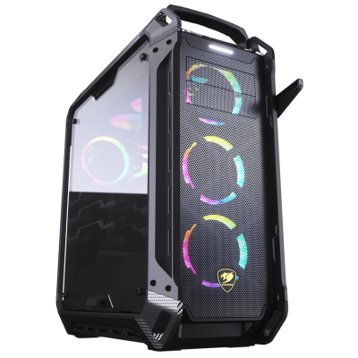 Корпус Cougar Panzer Max-G Black, Full Tower, без БЖ, для EATX/ATX/Micro ATX/Mini ITX, загартоване скло, 266 x 612 x 556 мм