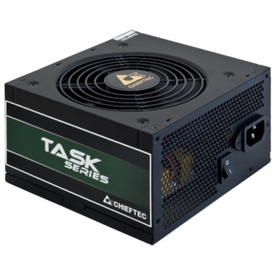Блок живлення 600 Вт, Chieftec Task, Black, 80+ Bronze, Active PFC, 120 мм, 3xMolex/5xSATA/2xPCI-E 6+2-pin/1xMB 20+4-pin/1xCPU 4+4-pin, AFC/OPP/OTP/OVP/S0