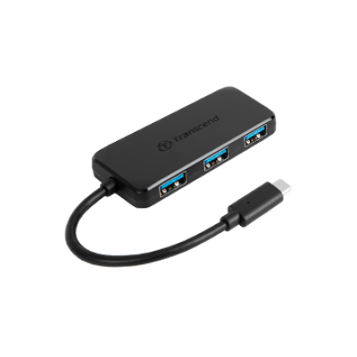 Концентратор USB 3.1 Type-C Transcend HUB2C, Black, 4 порти USB 3.1 (TS-HUB2C)