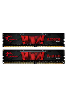 Пам'ять 8Gb x 2 (16Gb Kit) DDR4, 2800 MHz, G.Skill Aegis, 17-17-17-37, 1.2V (F4-2800C17D-16GIS)