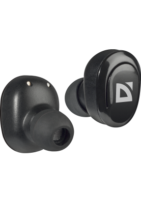 Навушники Defender Twins 635, Black, Bluetooth, кейс для зберігання і зарядки у комплекті (63635)