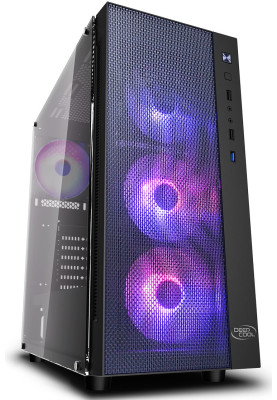 Корпус Deepcool MATREXX 55 MESH ADD-RGB 4F Black, без БЖ, EATX / ATX / Micro ATX / Mini ITX (MATREXX 55 MESH ADD-RGB 4F)