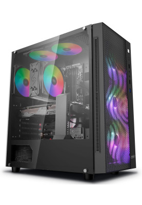 Корпус Deepcool MATREXX 55 MESH ADD-RGB 4F Black, без БЖ, EATX / ATX / Micro ATX / Mini ITX (MATREXX 55 MESH ADD-RGB 4F)