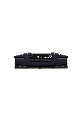 Пам'ять 32Gb x 2 (64Gb Kit) DDR4, 3200 MHz, G.Skill Ripjaws V, Black, 16-18-18-38, 1.35V, з радіатором (F4-3200C16D-64GVK)