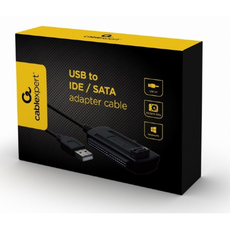 Перехідник Cablexpert USB на IDE 2.5"/3.5" і SATA адаптери (AUSI01)