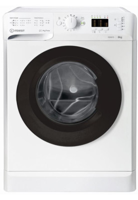 Пральна машина Indesit OMTWSA 61053 WK EU White, 6 кг, фронтальна, 13 програм, дисплей, 1000 об/хв, клас енергоспоживання A+++, 85x59.5x42.5 см