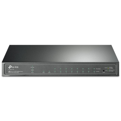 Комутатор TP-LINK TL-SG2210P, 8x1GE/PoE 53W, 2xGE/SFP, Smart