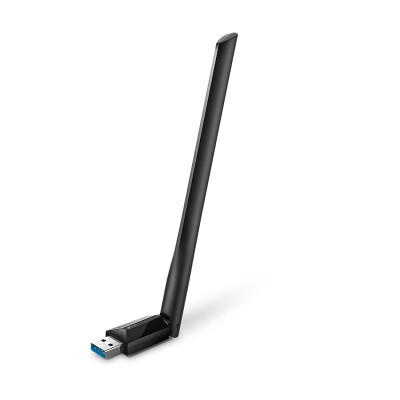 Мережевий адаптер USB TP-Link Archer T3U Plus, Black, 5GHz/2.4GHz, AC1300 (867/400 Мбит/с), USB 3.0, мініатюрний розмір, MU-MIMO