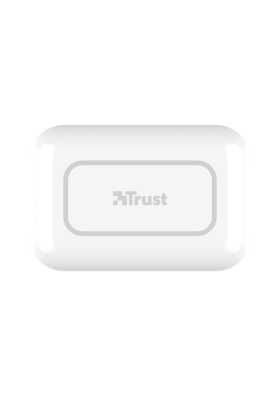 Навушники Trust Primo Touch, White, бездротові (Bluetooth), мікрофон, футляр з зарядкою, до 4 годин безперервного відтворення (23783)