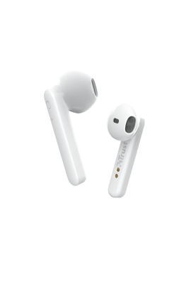 Навушники Trust Primo Touch, White, бездротові (Bluetooth), мікрофон, футляр з зарядкою, до 4 годин безперервного відтворення (23783)