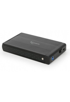 Кишеня зовнішня 3.5" Gembird, Black, USB 3.0, 1xSATA HDD, живлення від БЖ, алюмінієвий корпус (EE3-U3S-3)