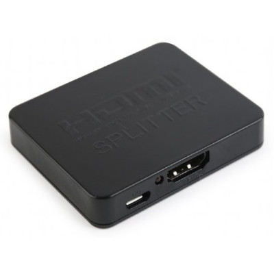 Розгалужувач HDMI сигналу, Cablexpert DSP-2PH4-03, Black, на 2 порти HDMI V1.4, до 20 м
