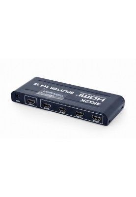 Розгалужувач HDMI сигналу, Cablexpert DSP-4PH4-02, Black, на 4 порти HDMI V1.4, до 20 м