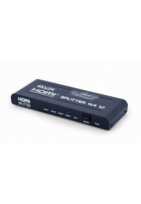 Розгалужувач HDMI сигналу, Cablexpert DSP-4PH4-02, Black, на 4 порти HDMI V1.4, до 20 м