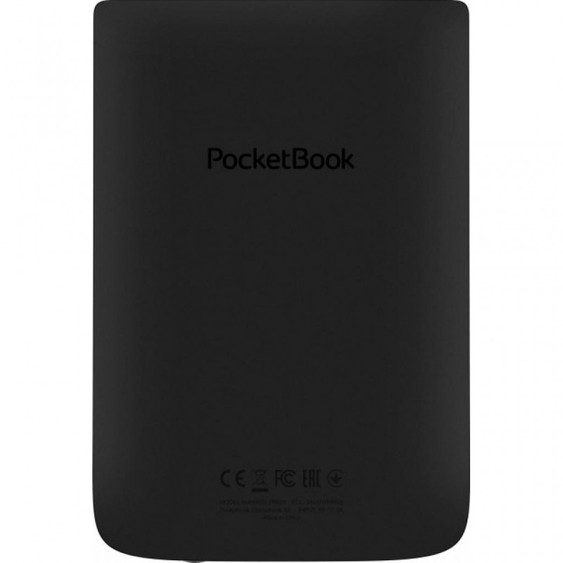 Електронна книга 6" PocketBook 628, Ink Black, WiFi, 758x1024 (E Ink Carta), 512Mb/8Gb, сенсорний екран, 16 градацій сірого, 212 DPI, сенсорна панель, підсвічування екрану SMARTlight, microSD (до 32Gb), 1500 mAh, microUSB, 161.3x108x8 мм (PB628-P-CIS)