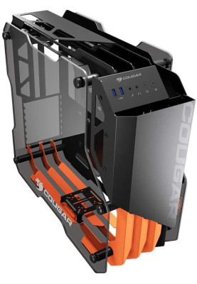 Корпус Cougar Blazer Essence Black/Orange, Middle Tower, ATX/Micro ATX/Mini ITX, 2xUSB 3.0, 528x236x472 мм