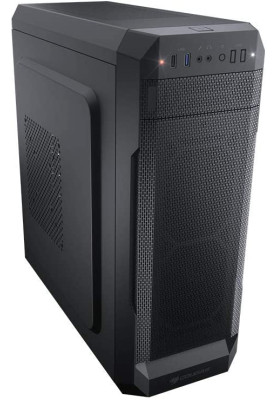 Корпус Cougar MX331 Mesh-X Black, без БЖ, Middle Tower, Mini ITX/Micro ATX/ATX, 1xUSB 2.0, 1xUSB 3.0, 443x204x481 мм
