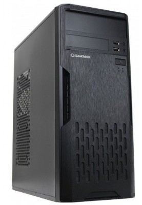 Корпус GameMax ET-210-450W Black, 450 Вт, Midi Tower, ATX / Micro ATX / Mini ITX, 2хUSB 2.0, 370x175x410 мм