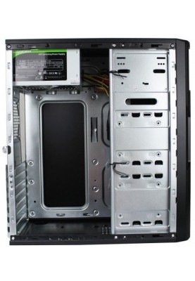Корпус GameMax ET-210-450W Black, 450 Вт, Midi Tower, ATX / Micro ATX / Mini ITX, 2хUSB 2.0, 370x175x410 мм