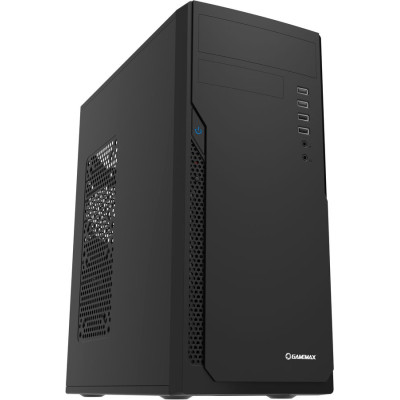 Корпус GameMax ET-211-500W Black, 500 Вт, Midi Tower, ATX / Micro ATX / Mini ITX, 4хUSB 2.0