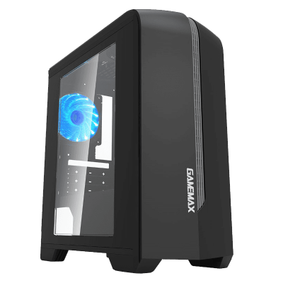 Корпус GameMax Centauri Black Gray, без БЖ, Midi Tower, Micro ATX / Mini ITX, 1xUSB 2.0, 1xUSB 3.0 (H601BG)