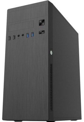 Корпус GameMax ET-212 Black, без БЖ, Midi Tower, ATX / Micro ATX / Mini ITX, 2xUSB 3.0, 2xUSB 2.0 (ET-212-NP-U3)