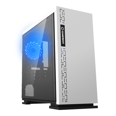 Корпус GameMax Expedition White, без БЖ, Mini Tower, Micro ATX / Mini ITX, 1хUSB 3.0, 2хUSB 2.0, 1x120 мм LED, 378x190x410 мм, 0.6 мм (EXPEDITION WT)