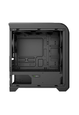 Корпус GameMax H601-BR Black, без БЖ, Mid Tower, Micro ATX / Mini ITX, 1хUSB 3.0, 1хUSB 2.0, 1x120 мм LED, 407x188x440 мм, 0.6 мм, 3.9 кг