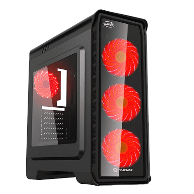 Корпус GameMax Pardo Black, без БЖ, Mid Tower, ATX / Micro ATX / Mini ITX, 1хUSB 3.0, 2хUSB 2.0, 0.5 мм, 4.7 кг