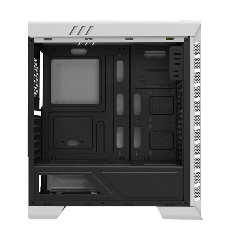 Корпус GameMax Pardo White, без БЖ, Mid Tower, ATX / Micro ATX / Mini ITX, 1хUSB 3.0, 2хUSB 2.0, 0.5мм, 4.7кг
