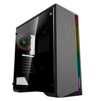 Корпус GameMax Shine Black, без БЖ, Mid Tower, ATX / Micro ATX / Mini ITX, 1хUSB 3.0, 2хUSB 2.0, 1х120мм, 458х206х456 мм, 0.5 мм, 4.8 кг (G517)