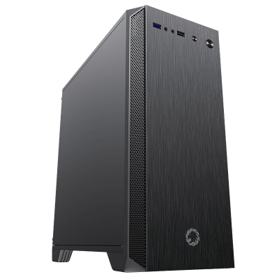 Корпус GameMax Silent Hill Black, без БЖ, Mid Tower, Micro ATX / Mini ITX, 1хUSB 3.0, 1хUSB 2.0, 1х120 мм, 392х188х405 мм, 0.6 мм, 3.6 кг (H606)