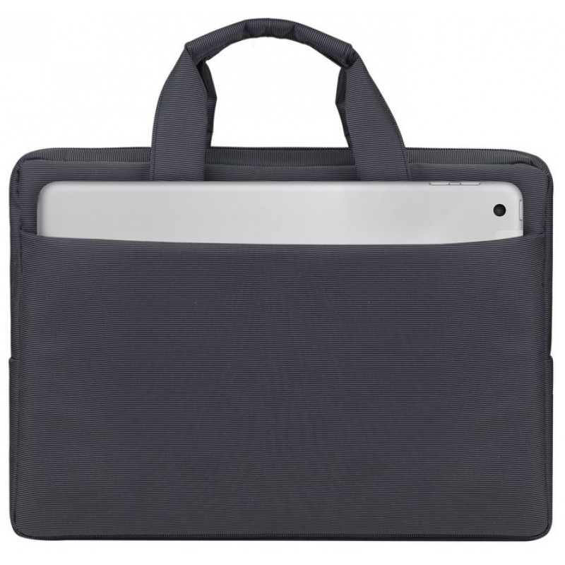 Сумка для ноутбука 13.3" RivaCase Central, Black, поліестер, 350x265x65 мм (8221)