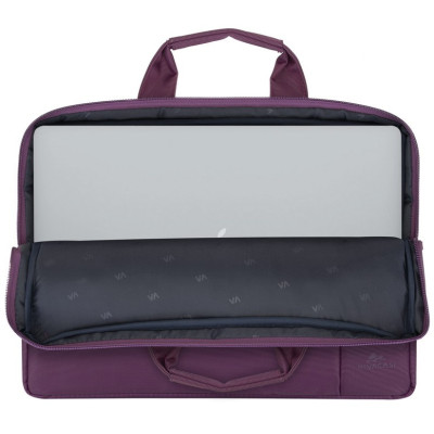 Сумка для ноутбука 13.3" RivaCase Central, Purple, поліестер, 350x265x65 мм (8221)