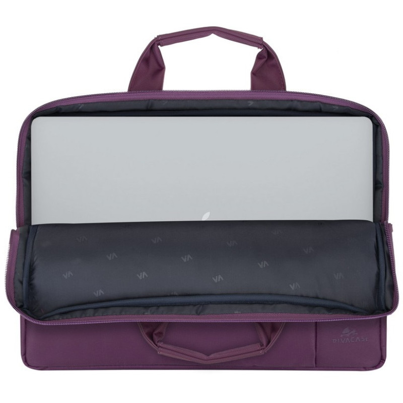 Сумка для ноутбука 13.3" RivaCase Central, Purple, поліестер, 350x265x65 мм (8221)